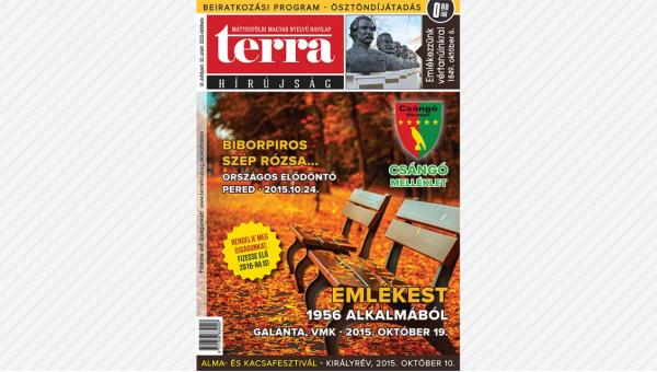 Megjelent a TERRA Hírújság októberi száma (2015)
