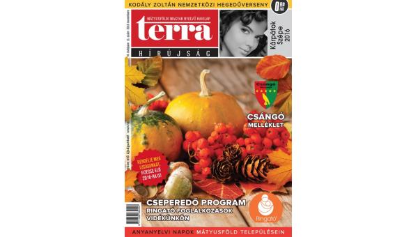 Megjelent a TERRA Hírújság novemberi száma (2015)