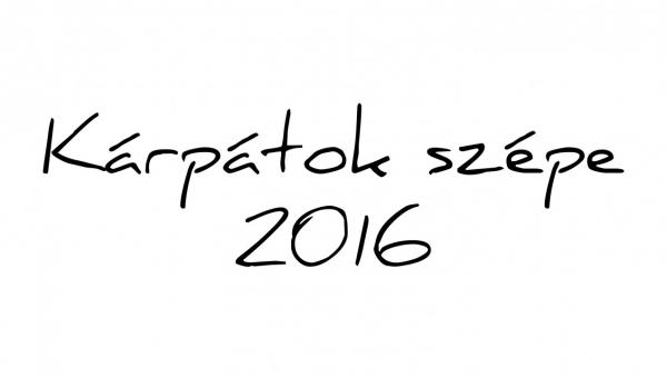 Kárpátok Szépe - 2016