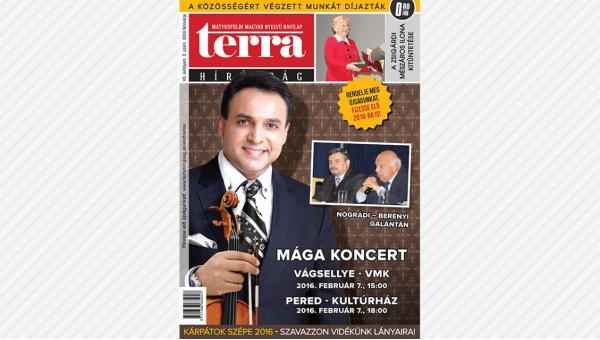 Megjelent a TERRA Hírújság februári száma (2016)