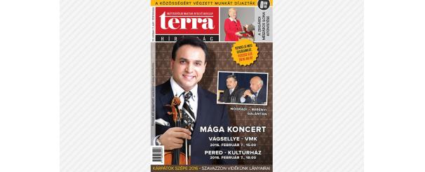 Megjelent a TERRA Hírújság februári száma (2016)