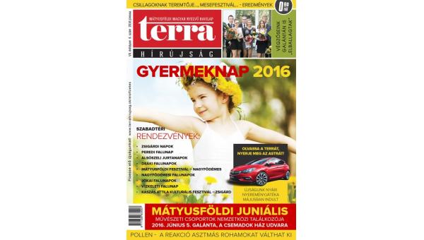 Megjelent a TERRA Hírújság júniusi száma (2016)