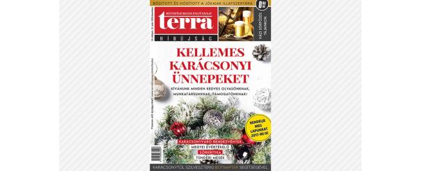 Megjelent a TERRA Hírújság decemberi száma (2016)