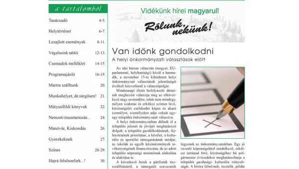 Megjelent a TERRA Hírújság augusztusi száma