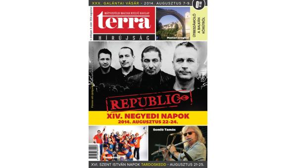 Megjelent a TERRA Hírújság augusztusi száma
