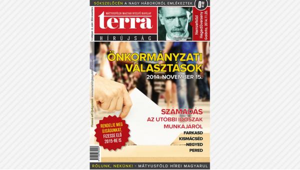 Megjelent a TERRA Hírújság novemberi száma