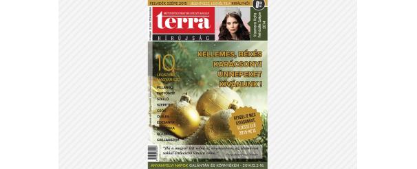 Megjelent a TERRA Hírújság decemberi száma (2014)