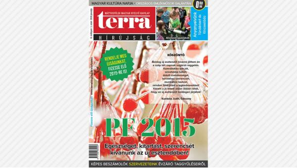 Megjelent a TERRA Hírújság januári száma (2015)