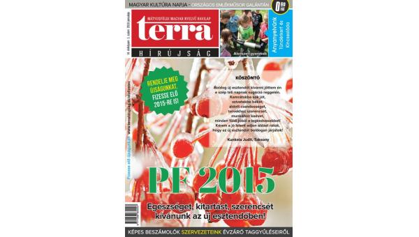 Megjelent a TERRA Hírújság januári száma (2015)