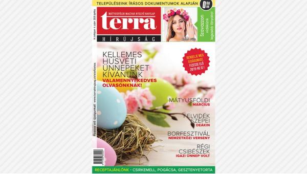 Megjelent a TERRA Hírújság áprilisi száma (2015)