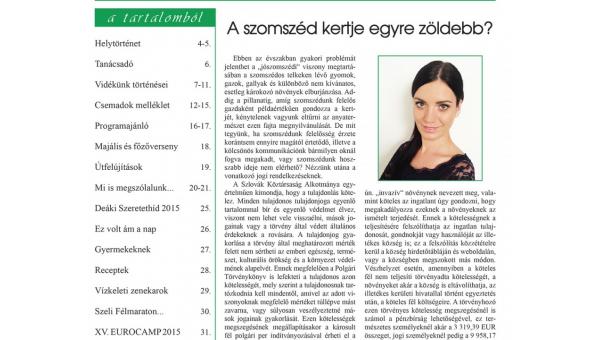 Megjelent a TERRA Hírújság júliusi száma (2015)