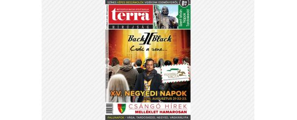 Megjelent a TERRA Hírújság augusztusi száma (2015)